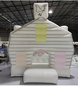 Nuevo PVC pastel granja granero temático niños niño inflable granja animales castillo hinchable granero saltar Castillo para <span class=keywords><strong>alquiler</strong></span> de fiesta de <span class=keywords><strong>cumpleaños</strong></span> - Product Image 4