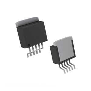 Circuits intégrés électroniques TO 263 6, D2PAK (5 fils + languette), TO 263BA, distributeur agréé TLS850B0TBV33ATMA1 - Product Image 1