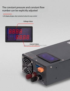 Alimentation électrique à découpage haute puissance avec affichage numérique de tension/courant constant 2000W, sortie DC0-12/36/60/150/220V - Product Image 3