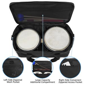 Muestra gratis Case Set acolchado Kick Toms Snare Factory acolchado Drum Bag Set para almacenamiento de tambores Estuche de transporte Drum Bag - Product Image 6