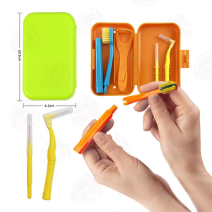 Kit de higiene bucal multiusos portátil Suministros de limpieza de <span class=keywords><strong>ortodoncia</strong></span> invisibles - Product Image 6