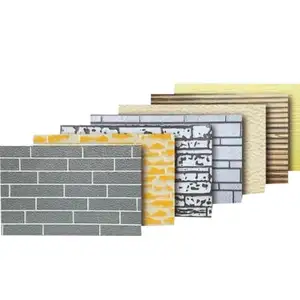 New product ideas 2024 pu stone wall panel pu foam sandwich polyurethane exterior wall panels fireproof