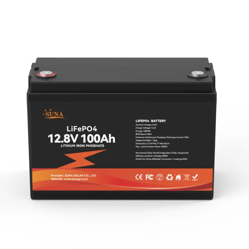 バッテリーlifepo412vリチウム電池12ボルト100アンペア時リチウム電池