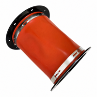 Ruban adhésif flexible en silicone, tissu en acier inoxydable enduit de caoutchouc, joint d'expansion en caoutchouc fluorocarboné haute température facile à poser