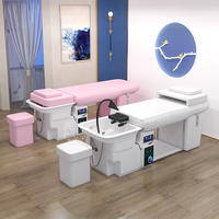 Bassin en céramique personnalisé en usine, bol de massage, chaise de lavage de cheveux, lit de shampooing à circulation d'eau, lit de spa coréen pour la tête