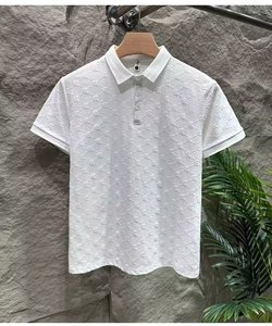 <span class=keywords><strong>Polo</strong></span> de Algodón de Lujo para <span class=keywords><strong>Hombre</strong></span>, Corte Regular, Estilo Vintage, Diseño Exclusivo, Manga Corta, Cuello Redondo, Estampado, Secado Rápido, Tejido - Product Image 5