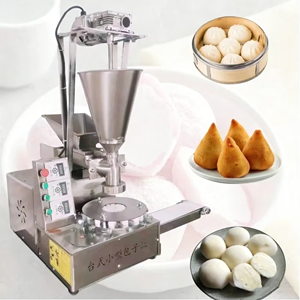 เครื่องทำซาลาเปาโมโมขนาดเล็กราคาประหยัด อัตโนมัติเต็มรูปแบบ เครื่องทำซินคาลี ซิโอปาโอ คุบบา เครื่องทำค็อกซินญ่า เครื่องทำซาลาเปาไอน้ำ - Product Image 3