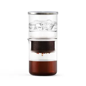 ICafilas Iced Cold Brew Kaffee maschine Eis kaffee maschine und Tee brauer mit leicht zu reinigendem wieder verwendbarem Netz filter