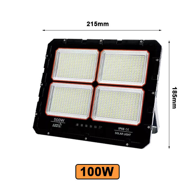 Black-Solar Flood Light 100W