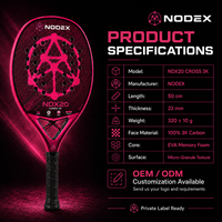 Raquette de tennis de plage professionnelle haute performance avec noyau en mousse EVA, pagaie en fibre de carbone, fabricant OEM ODM, conception personnalisée