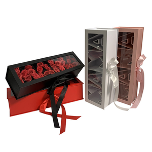 Mother's Day Mom PVC Rectangular Gift Box Flower Box Immortal Soap Flower Box