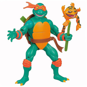 Teenage Mutant Ninja Turtles Action Figure With <b>Torch</b> And <b>Mini</b> Turtle Accessory 8-13 Years Plastic Collectible Toy - Product Image 5