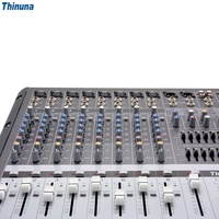 Thinuna PMX-H profesyonel 8 kanal ses DJ mikseri Blueteeth ses mikseri ses Karaoke Phantom 48V Powered amplifikatör mikser