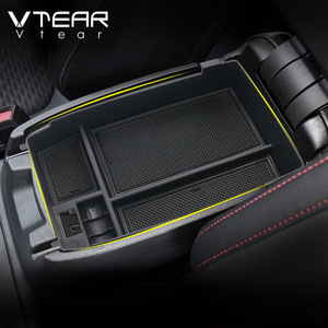 Vtear pour <span class=keywords><strong>Ford</strong></span> Focus 3, boîte d'accoudoir de voiture, support de rangement, insert de style automobile, plateau, cloison, accessoires de protection, décoration automobile - Product Image 2