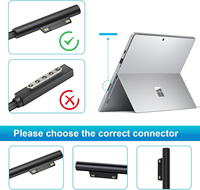 Pengisi Daya Surface Pro 36W Baru Kompatibel dengan Microsoft Surface Pro 11, 10, 9, 8, 7+, 6, 5, 4, 3, X