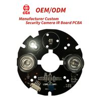 Accesorio para Cámaras de Seguridad CCTV, Placa Infrarroja IR 3030 PCBA con Panel de Visión Nocturna Personalizado Fotosensible de 940nm 850nm ODM OEM