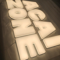 Lettres lumineuses en acrylique personnalisées, enseigne LED illuminée pour la décoration murale, la maison, les entreprises, les devantures de magasins, les mariages, les fêtes, les présentoirs extérieurs