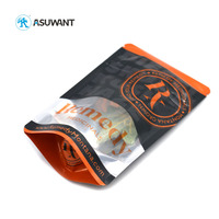 Pochette en plastique à fermeture éclair avec logo personnalisé