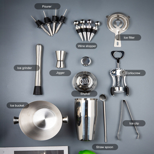 OUYADA Nhà Máy Trực Tiếp 700Ml Cocktail Shakers Jigger Xô Pourer Opener Thép Không Gỉ Bar Công Cụ Phụ Kiện Quà Tặng Rượu Vang Bộ - Product Image 3