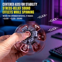 Spinner à doigts en acier rotatif portable tendance : Spinner à doigts créatif DIY - Jouet éducatif et anti-stress