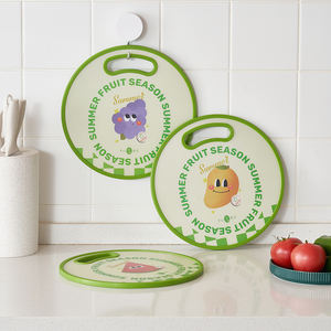 Tabla de Cortar con Borde Antideslizante y Antiderrames, Tabla de Picar Libre de BPA, Apta para Alimentos, Tapete de Cocina para Frutas, Verduras, <span class=keywords><strong>Carne</strong></span>, Uso Diario - Product Image 3