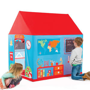 Nueva Carpa Infantil con Diseño de Casa Escolar para Jugar en Interiores y Exteriores, Ideal para Fiestas, Carpa Perfecta para Interiores - Product Image 1