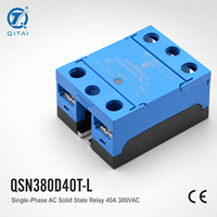 Relais statique monophasé QSN380D40T-L 40A 380VAC à commande CC TRIAC à passage par zéro avec LED pour l'automatisation industrielle