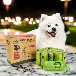 Toptan çevre dostu karikatür tarzı Pet köpekler iç<span class=keywords><strong>in</strong></span> kaka poşetleri biyobozunur Wast çantası - Product Image 2