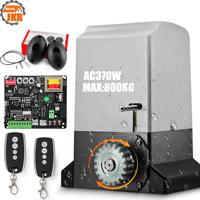Moteur d'ouverture de portail coulissant automatique AC 370W avec limiteur à ressort, charge maximale 800KG et capteur infrarouge pour l'automatisation des portails et des portes