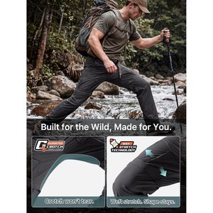 Pantalones de Senderismo Convertibles para Hombre, Impermeables, de Secado Rápido, con Cierre, Estilo Cargo, para Pesca, Corte Clásico, Ropa de Verano para Actividades al Aire Libre - Product Image 5