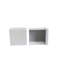 Boîte à tiroir de luxe personnalisée, boîte cadeau en papier rigide avec logo en feuille d'or, emballage haut de gamme pour bijoux, cosmétiques, parfums