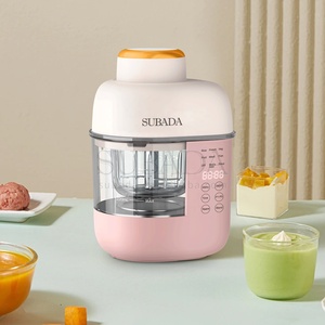 Baby Food <strong>Processor</strong> 6-11 Months Fully Automatic Food-grade Glass Bowl SS316 Blades Anti-scalding Suitable for New Parents 350 ml - Product Image 1