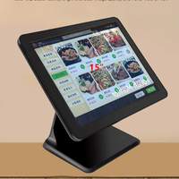Kit de matériel POS 19 "Caissier Machine Écran tactile Affichage POS Logiciel Système Terminal Moniteur Boutique Imprimante Scanner Accessoire