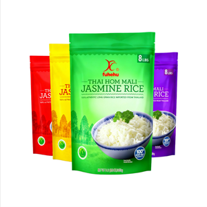 Sac d'emballage alimentaire en plastique imprimé de logo personnalisé de qualité alimentaire de 5 kg 10 kg avec 4 joints latéraux haricots sous vide riz avec poignée Doypack - Product Image 6