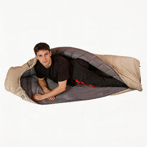 Sac de couchage portable pour adulte de style momie en duvet d'oie pour le camping en plein air avec tissu en nylon pour l'alpinisme Vente en gros AF230013 - Product Image 2