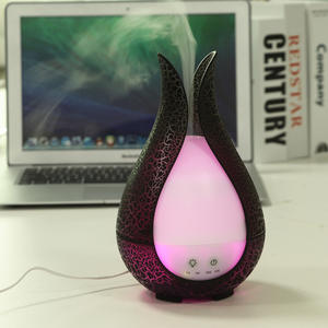 JCSY 200Ml Ultrasonic Aroma Diffuser Crack Design With 7 Color Light For Home And Office <b>Humidifier</b> Essential Oil Diffuser - Product Image 2