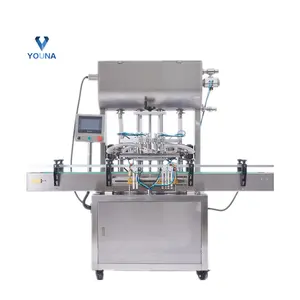 2/4/6/8 nozzles automatic liquid filling machine bottle jar filling machine for juice cream water olive oil liquid soap