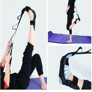 योग खिंचाव बेल्ट फिटनेस टखने के पैर के लिए पैर बैंड स्ट्रेचर बेल्ट के साथ कंधे के लिए स्ट्रेचर बेल्ट - Product Image 5