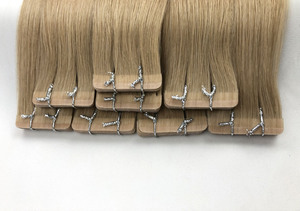 Extensiones de Cabello Humano Brasileño de Doble Cara, Liso y Sedoso, con Aspecto Natural, 100% de Alta Calidad, con Cinta Adhesiva Ombre - Product Image 6