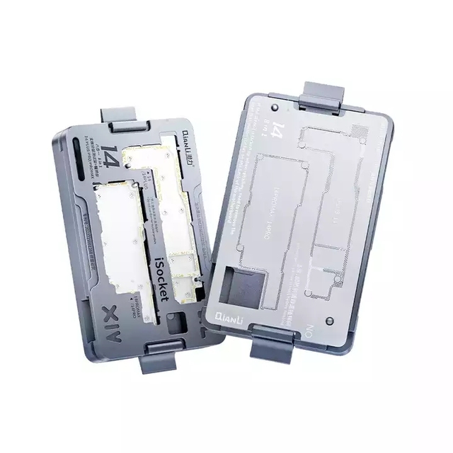 Original QIANLI ISocket Testing MainBoard Layered Frame/Support Motherboard 14 Series/For All iphone 14 Models Motherboards