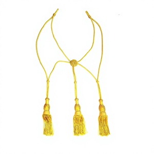 Vestimentas de Iglesia Personalizadas al por Mayor, Cómodas Borlas, Cinturón, Cordón, Hilo Metálico Dorado, Colores Personalizados - Product Image 1