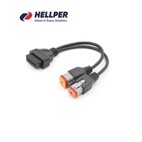 Connecteur OBD2 DT06-12S type Deutsch pour lecteur de code, excavatrice Komatsu du Japon, avec écran LCD, diagnostic automobile, garantie 1 an