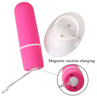 Leistungsstarker Mini-Bullet-Vibrator Sexspielzeug für Frauen Tragbarer Slip-Lippenstift-Vibrator Sextoy Wiederaufladbar