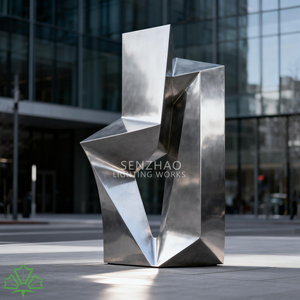 Senzhao - Escultura de Metal para Decoración de Parques al Aire Libre, Diseño Abstracto Moderno - Product Image 1