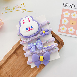 <span class=keywords><strong>Tracy</strong></span> y Herry 5 unids/set nuevo coreano encantador de dibujos animados Scrunchies para niñas flores accesorios para el pelo Pelo elástico - Product Image 6