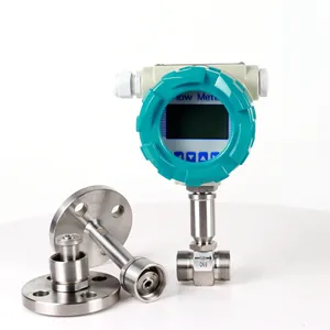 Calcolatore di flusso liquido a bassa viscosità 24DC alimentatore 50mm misuratore di portata per testare olio idraulico bevande acqua metanolo scorre 2"