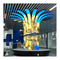 Pantalla LED Curva para Exteriores de 960mmx960mm, Ultraligera, Flexible, de 7680Hz, Disponible en Stock del Fabricante Toosen