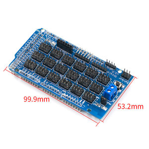 Sensor Shield para placa de prototipos compatible con Arduino Mega2560 con múltiples conectores y entradas analógicas - Product Image 4