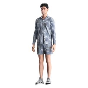 Chemise Hawaïenne Homme à Manches Longues Imprimée Blanche à Fleurs Séchage Rapide pour Plage et Loisirs – Nouvelle Collection Fabricant - Product Image 5