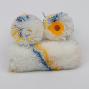 Polyester Paint Roller <b>Brush</b> Heads 3 4 6 Inch Cageless <b>Round</b> Core For DIY Hardware Coating Use - Product Image 2